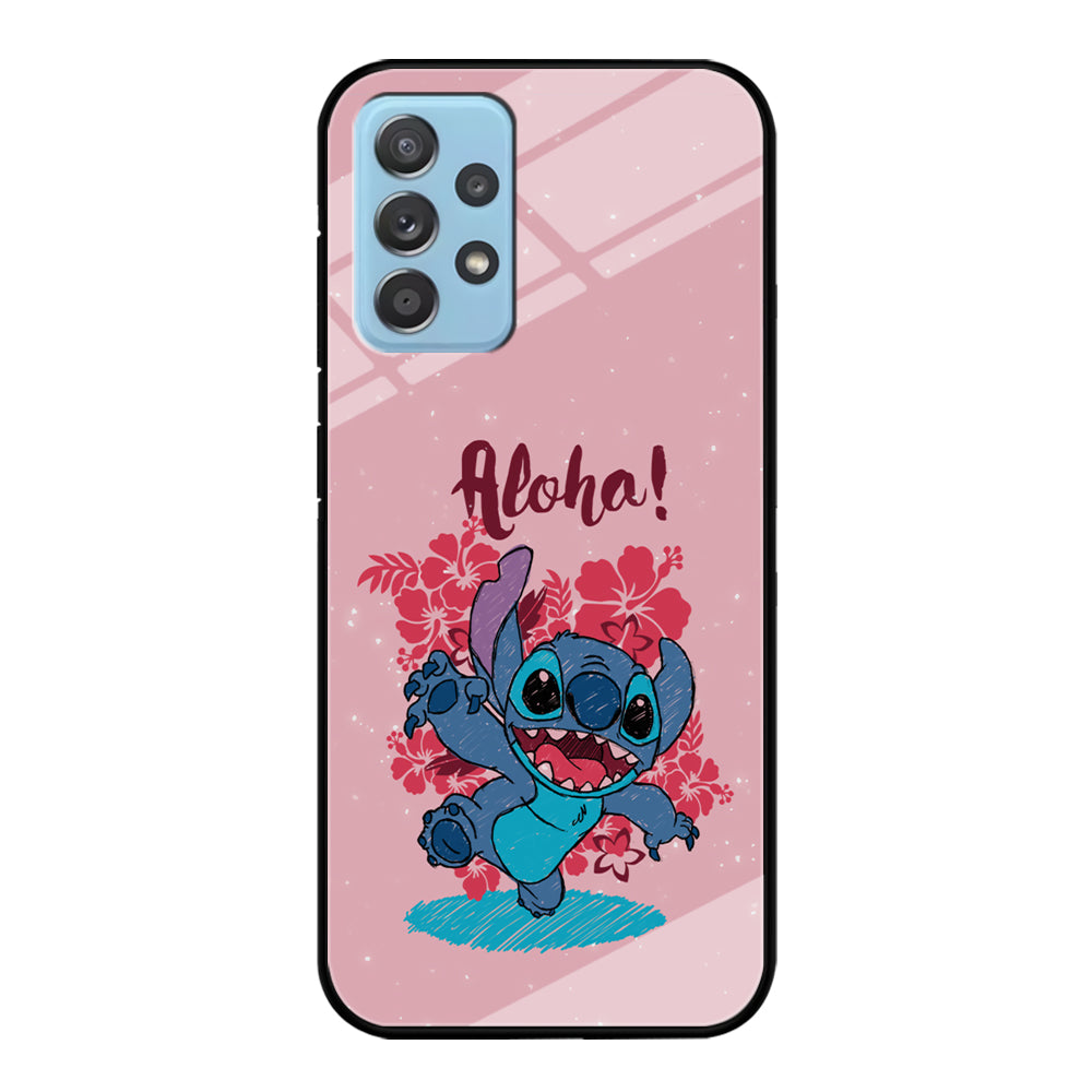 Stitch Paint Art Samsung Galaxy A52 Case