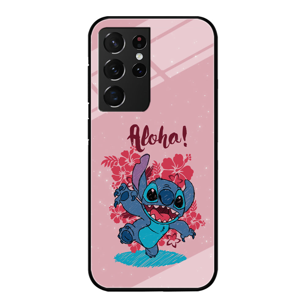 Stitch Paint Art Samsung Galaxy S21 Ultra Case