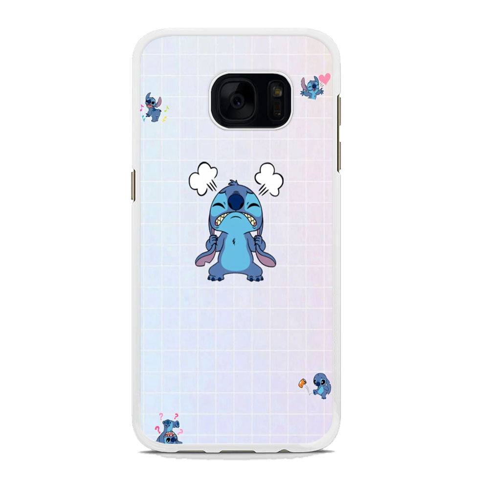 Stitch Angry Style Samsung Galaxy S7 Edge Case