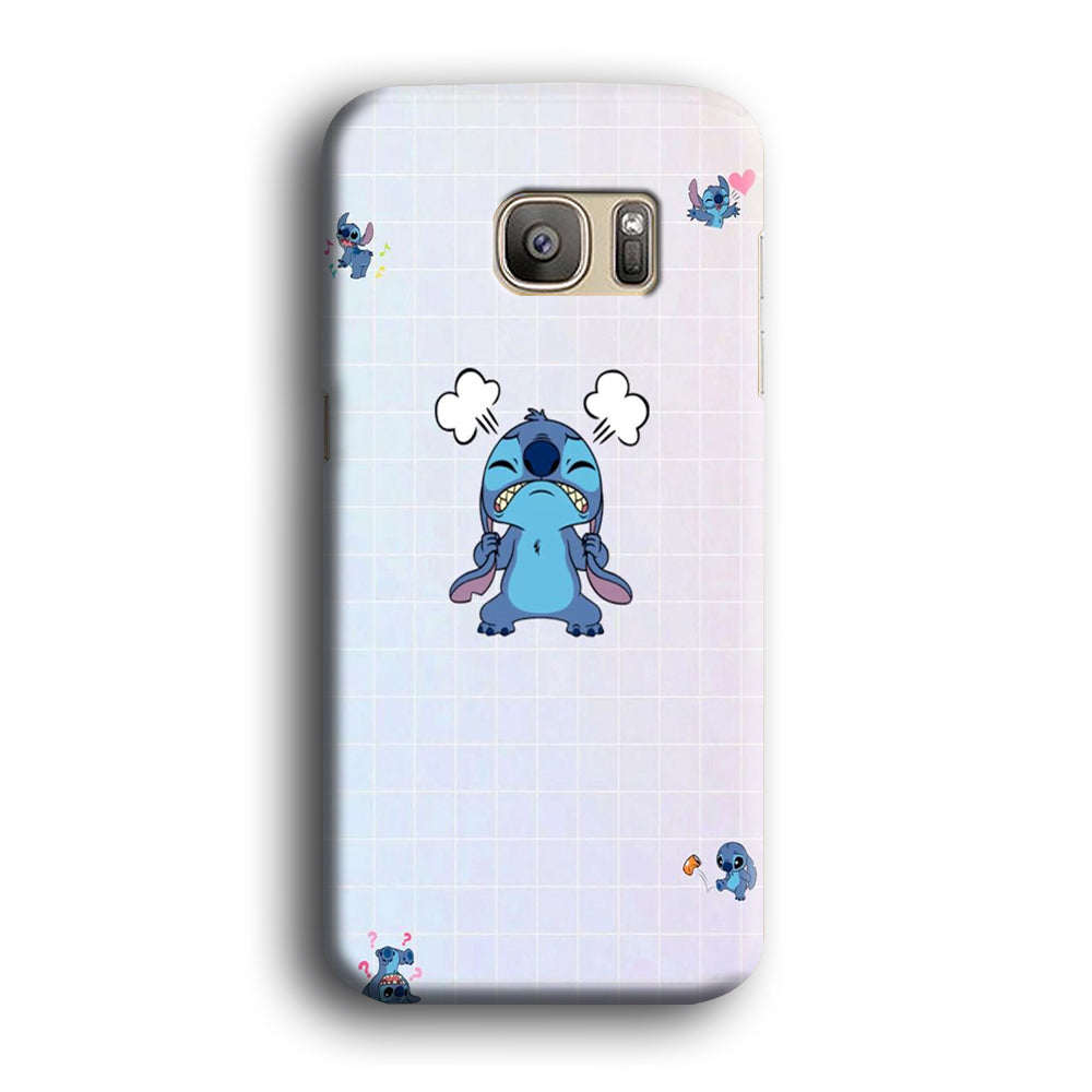 Stitch Angry Style Samsung Galaxy S7 Case