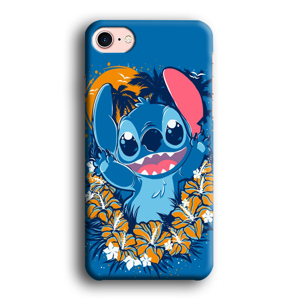 Stitch Blue Wallpaper iPhone 7 Case