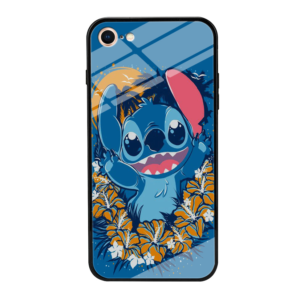 Stitch Blue Wallpaper iPhone 7 Case