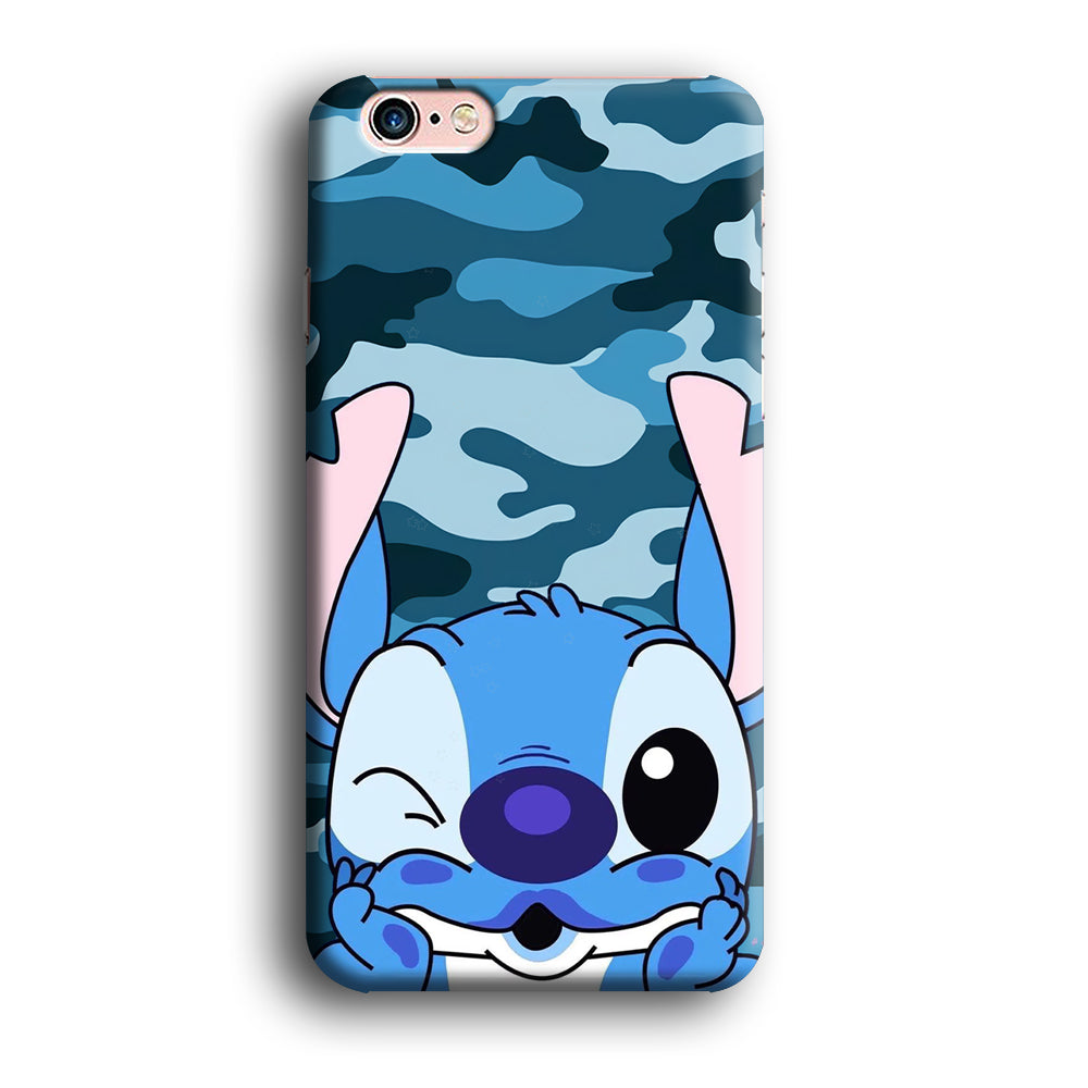 Stitch Blue in Camouflage iPhone 6 Plus | 6s Plus Case