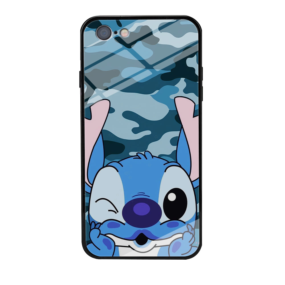 Stitch Blue in Camouflage iPhone 6 Plus | 6s Plus Case