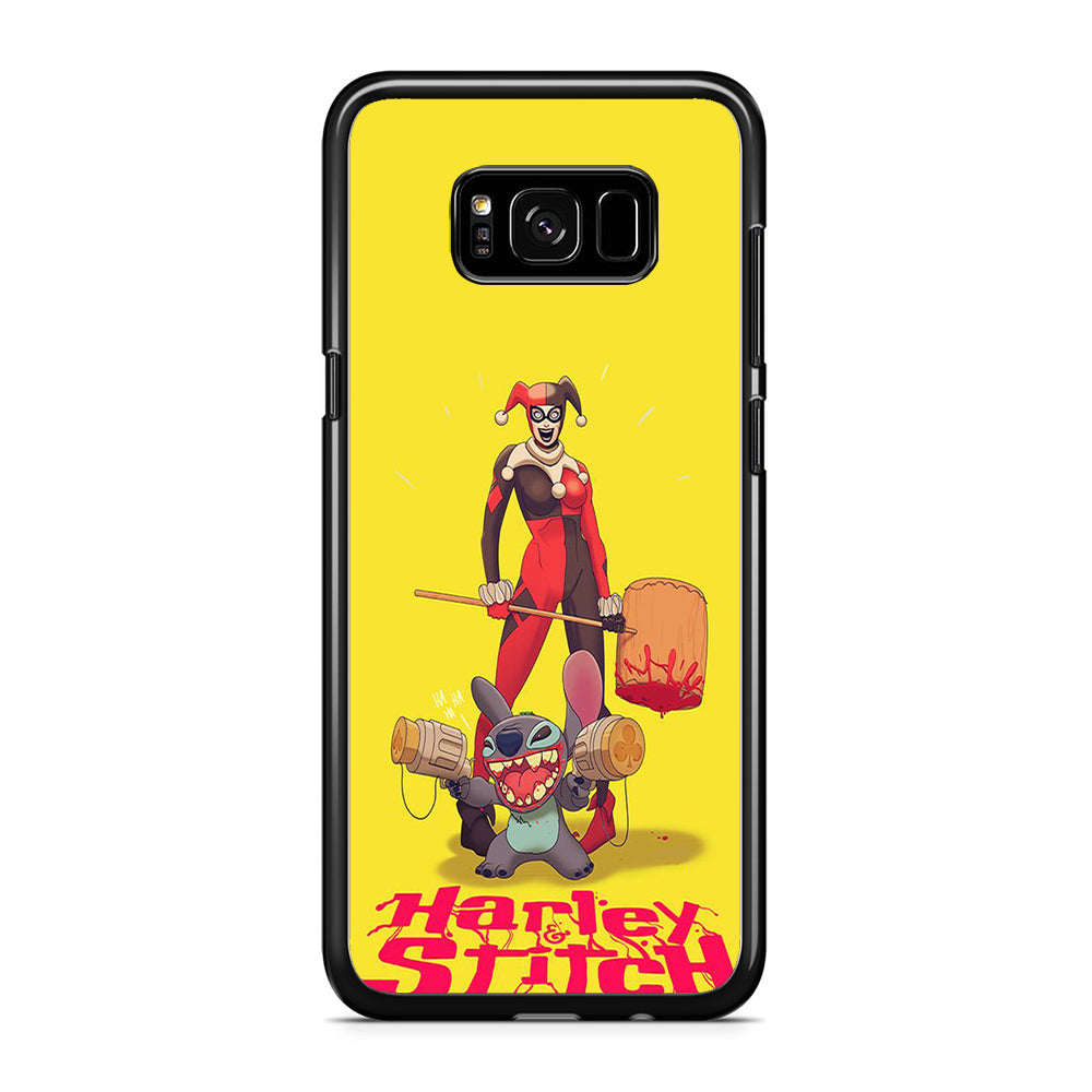 Stitch Harley Stitch Meme Samsung Galaxy S8 Case