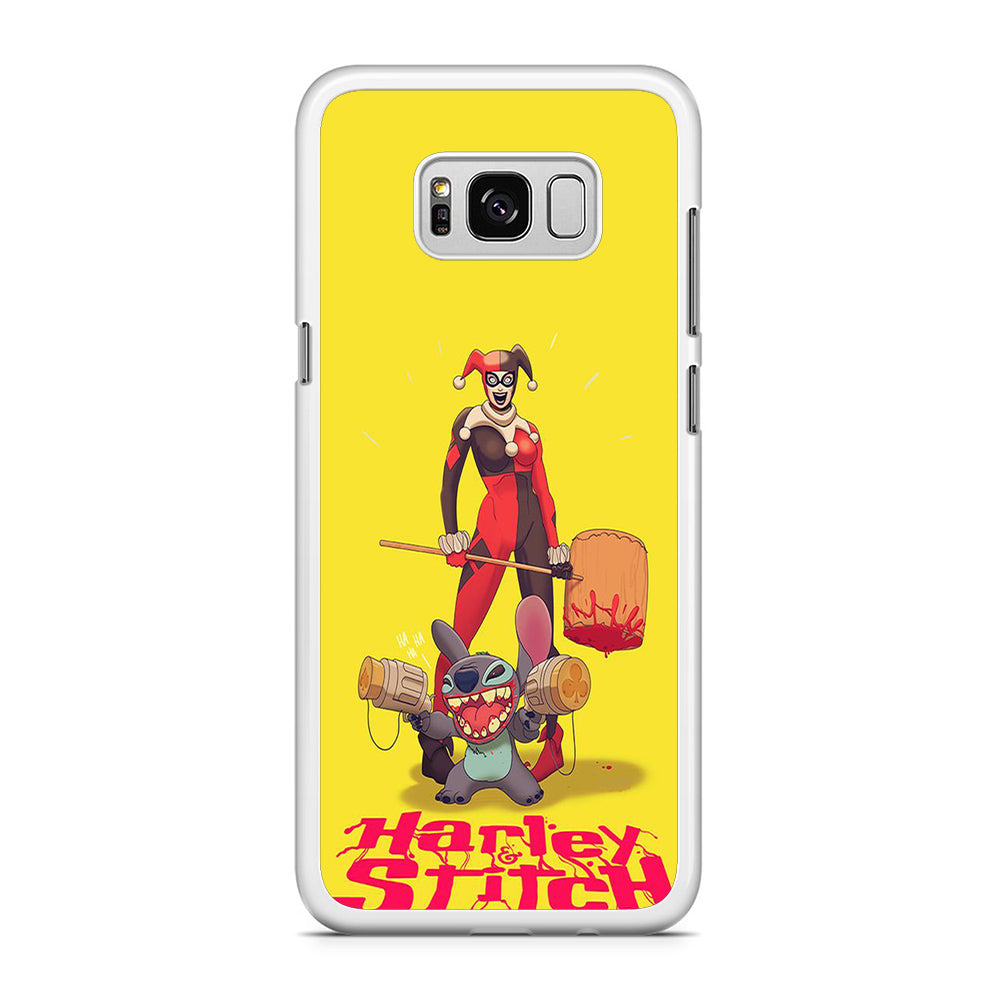 Stitch Harley Stitch Meme Samsung Galaxy S8 Case