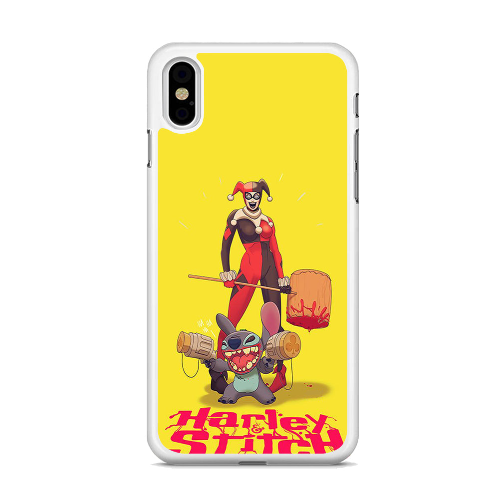 Stitch Harley Stitch Meme iPhone XS Case