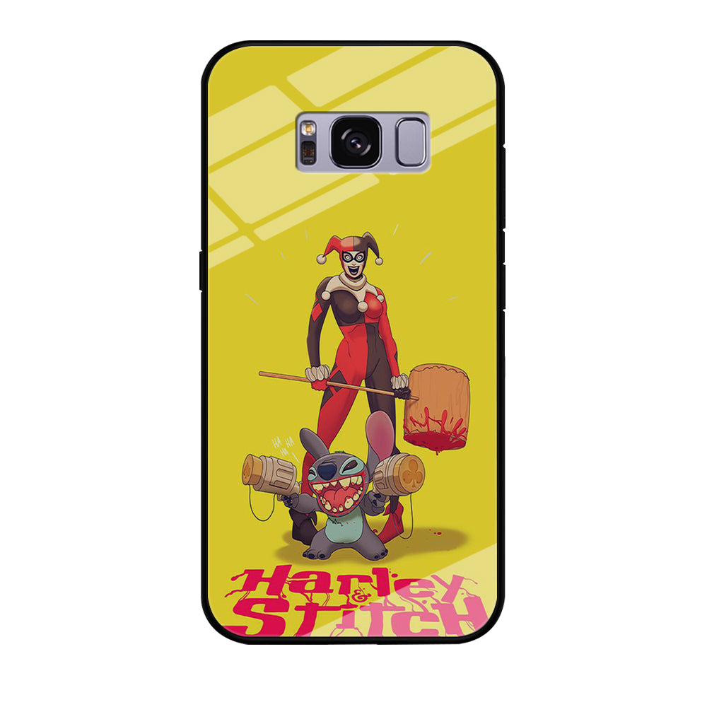 Stitch Harley Stitch Meme Samsung Galaxy S8 Case