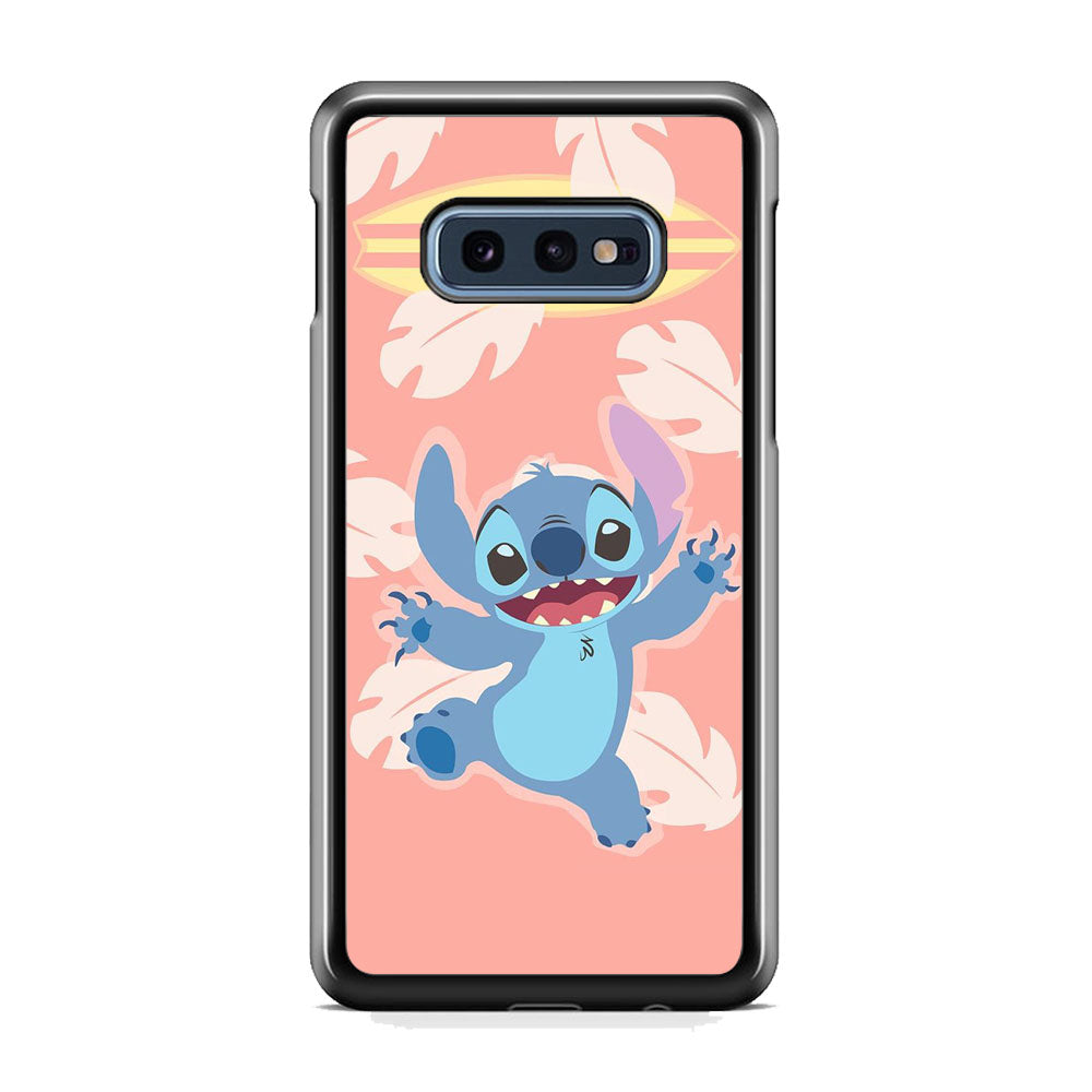 Stitch With Surfing Board Samsung Galaxy S10E Case