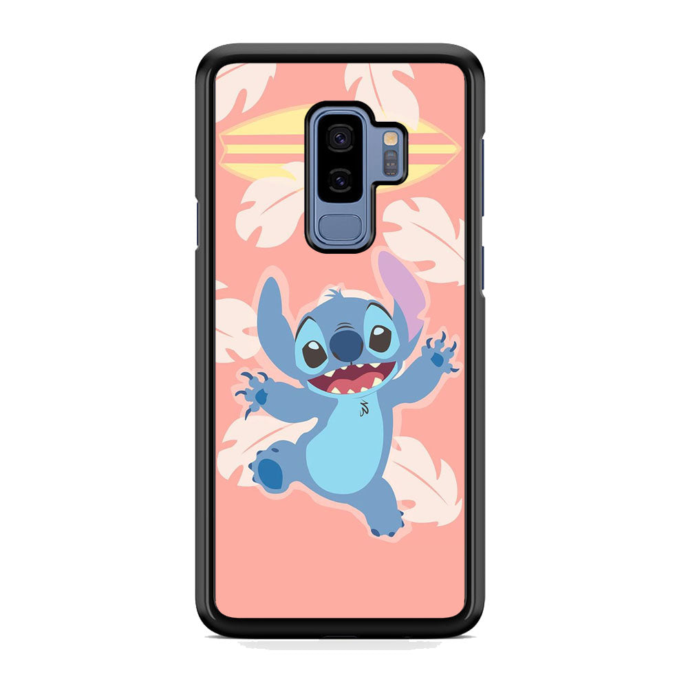 Stitch With Surfing Board Samsung Galaxy S9 Plus Case