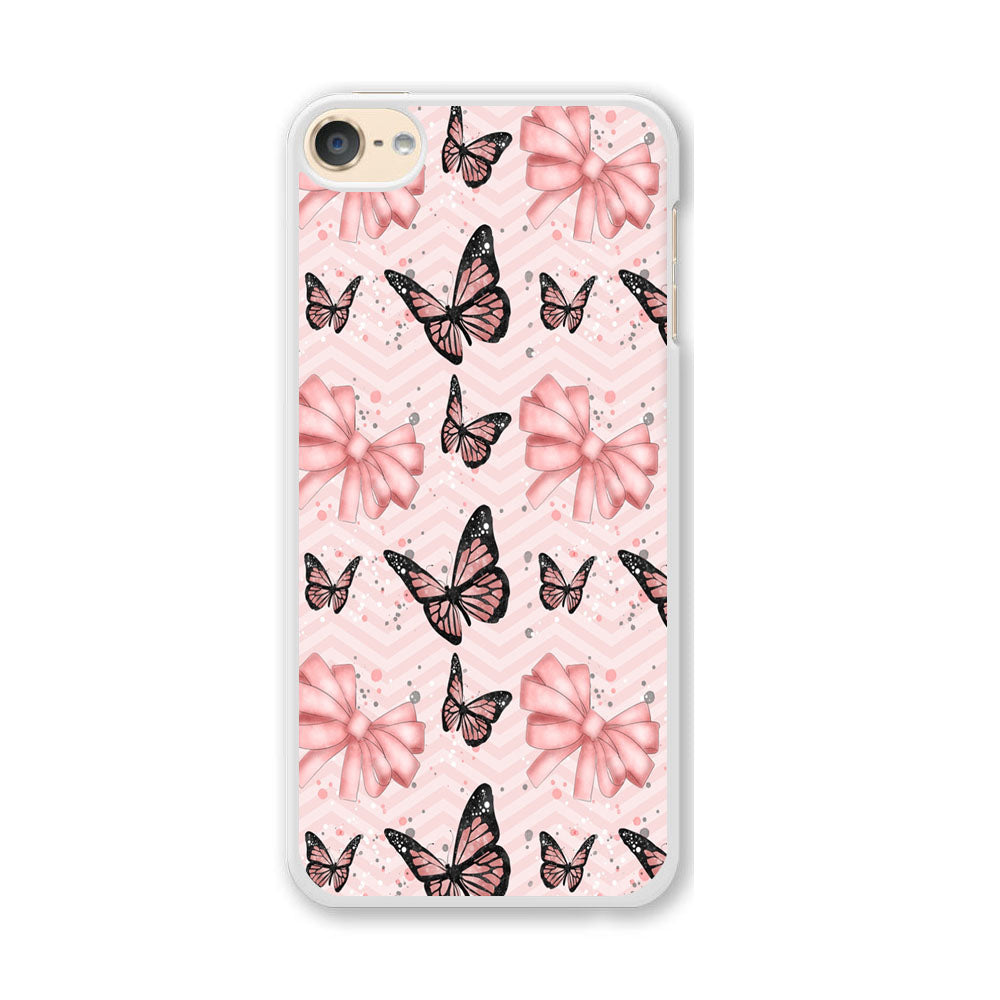 Strip Beauty Butterfly iPod Touch 6 Case