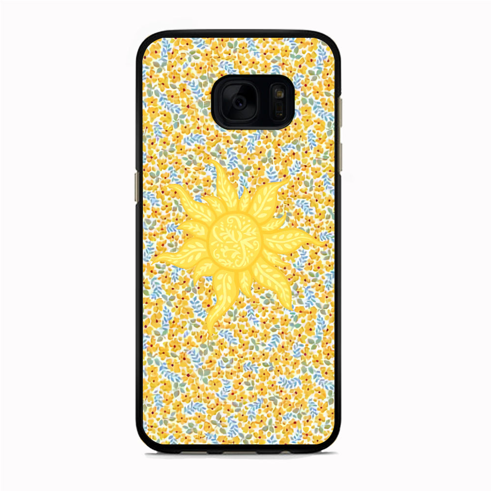 Sun and Yellow Tiny Flower Samsung Galaxy S7 Case