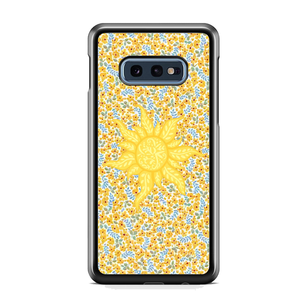 Sun and Yellow Tiny Flower Samsung Galaxy S10E Case