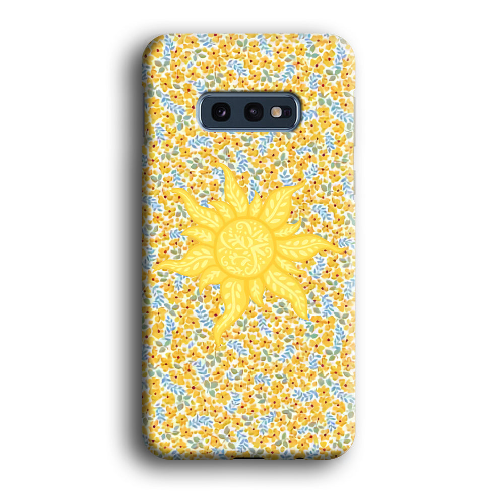 Sun and Yellow Tiny Flower Samsung Galaxy S10E Case