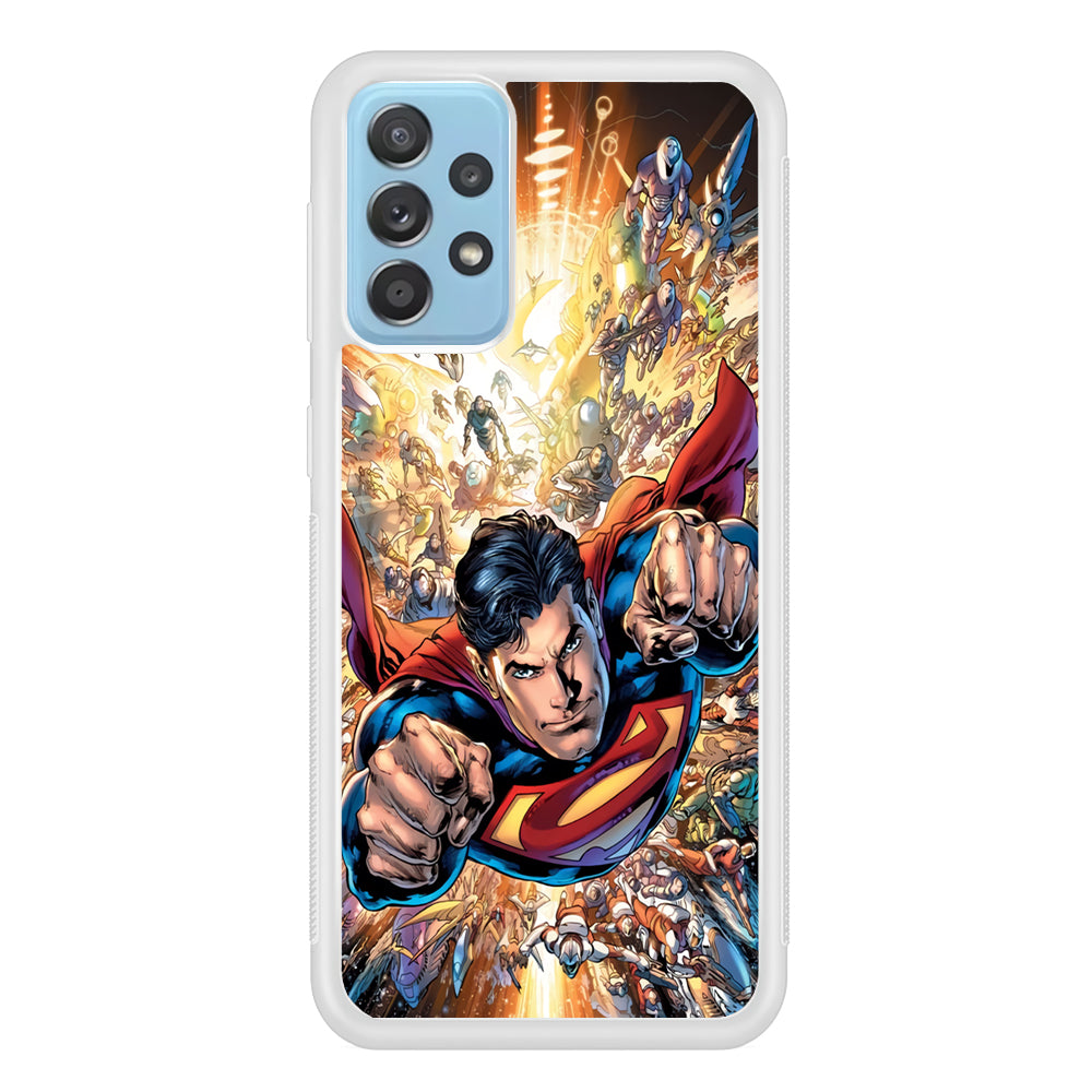 Superman Space Battle Samsung Galaxy A52 Case