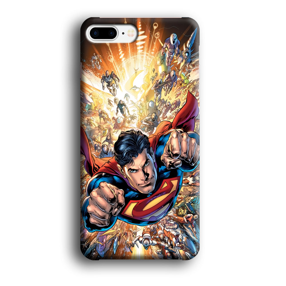 Superman Space Battle iPhone 7 Plus Case