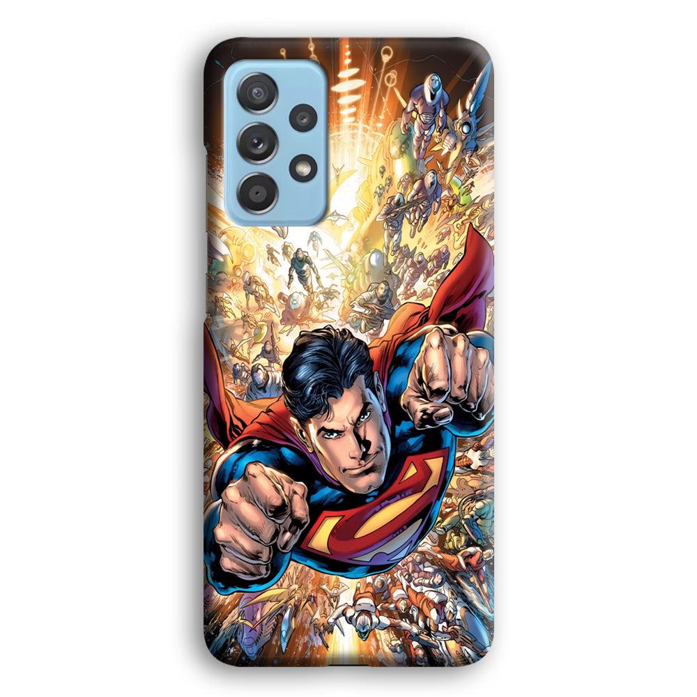 Superman Space Battle Samsung Galaxy A52 Case