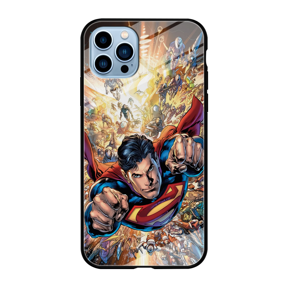 Superman Space Battle iPhone 12 Pro Case