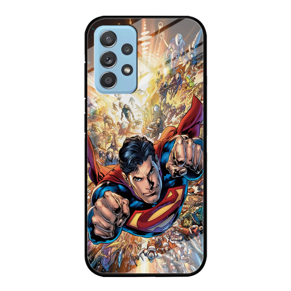 Superman Space Battle Samsung Galaxy A52 Case