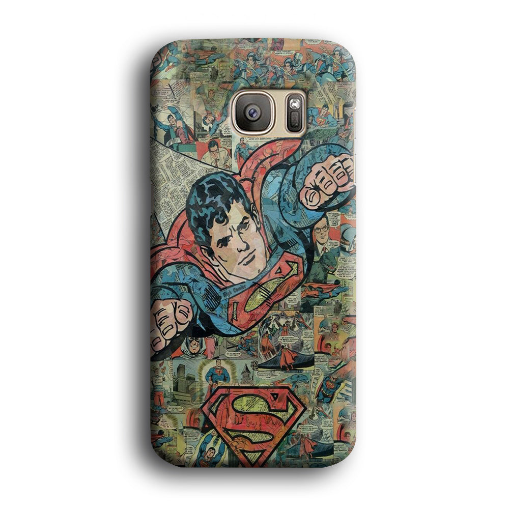 Superman Comic Samsung Galaxy S7 Edge Case