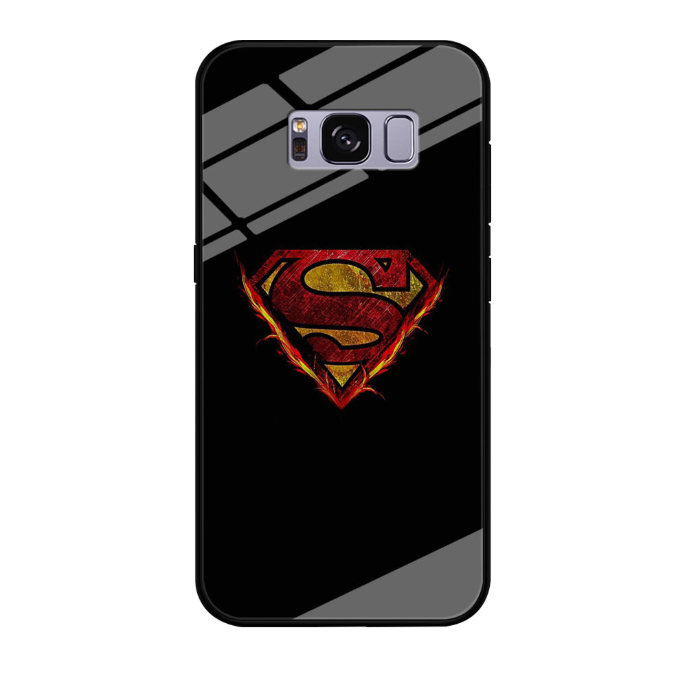 Superman Fire Logo Samsung Galaxy S8 Case