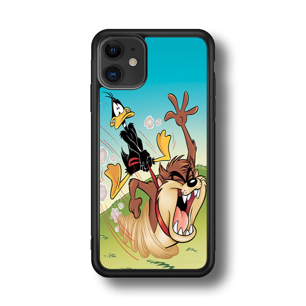 Tasmanian And Daffy Duck iPhone 11 Case
