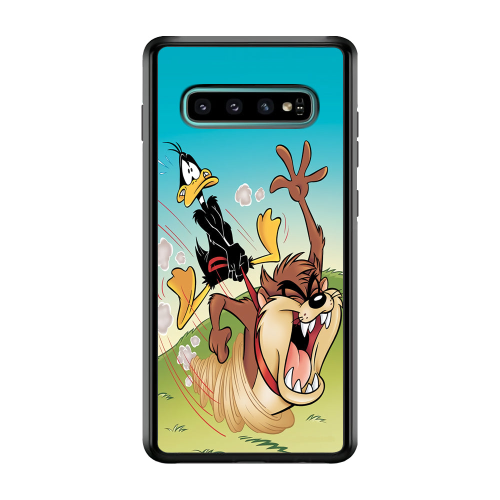 Tasmanian And Daffy Duck Samsung Galaxy S10 Plus Case