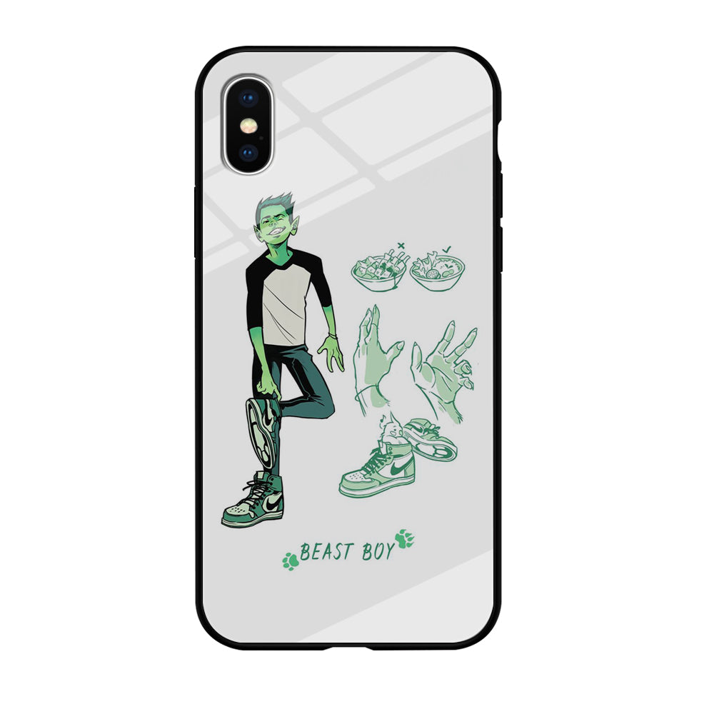 Teen Titans Beast Boy Equipment iPhone X Case