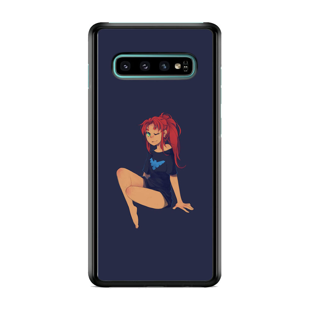 Teen Titans Star Fire Beauty Samsung Galaxy S10 Case