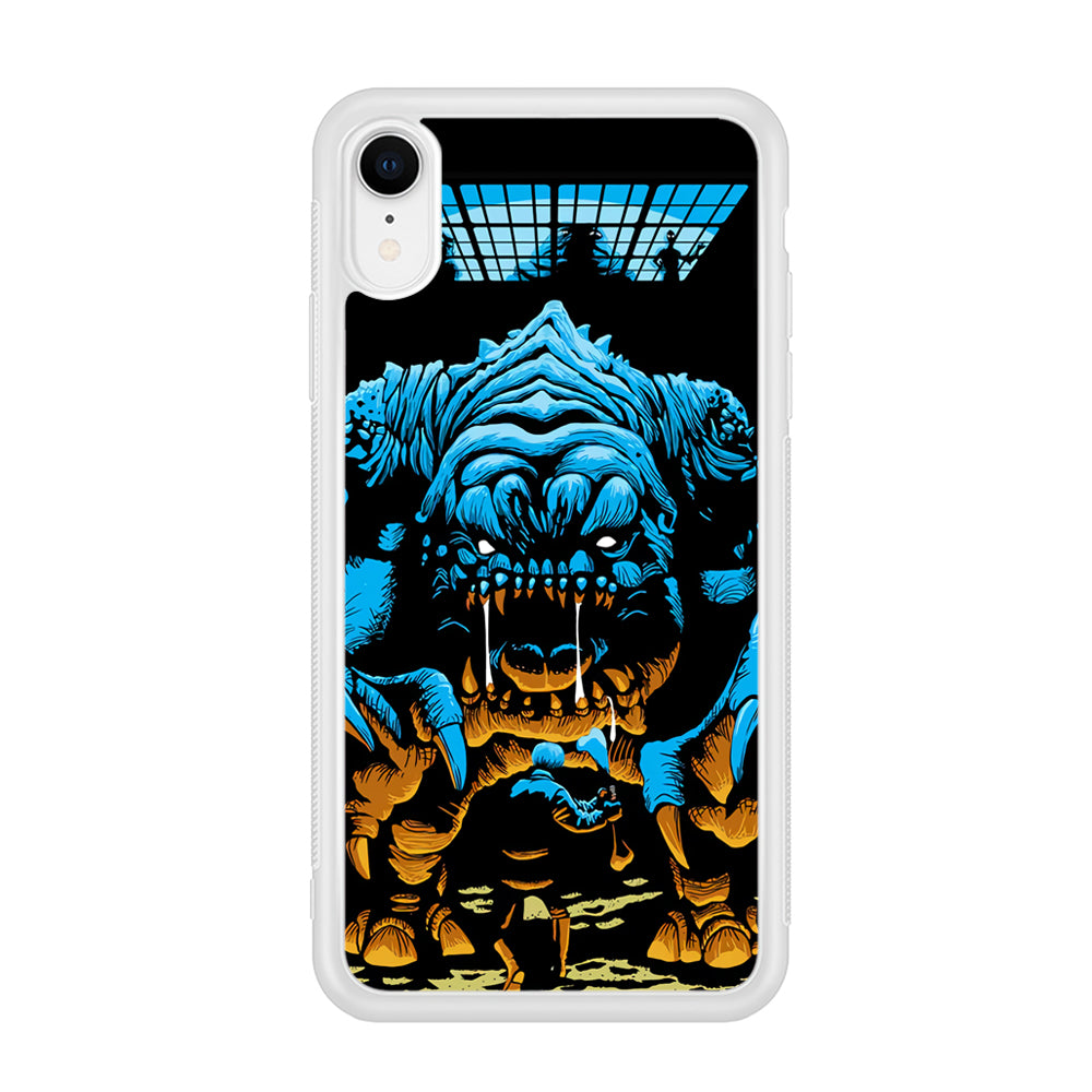 The Blue Monster Stare Reveal iPhone XR Case