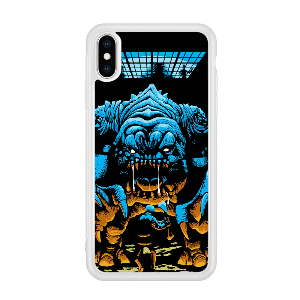 The Blue Monster Stare Reveal iPhone X Case