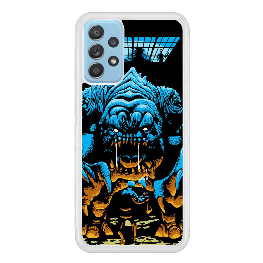 The Blue Monster Stare Reveal Samsung Galaxy A52 Case