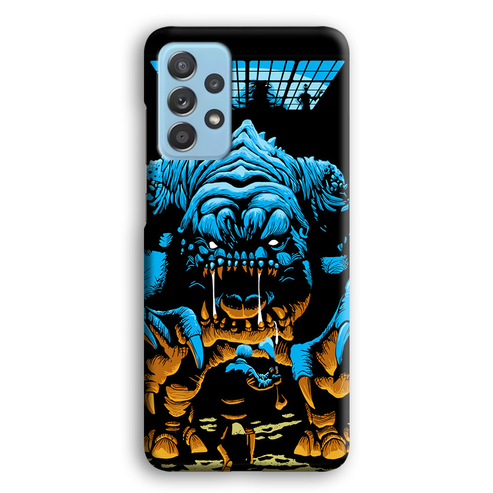 The Blue Monster Stare Reveal Samsung Galaxy A52 Case