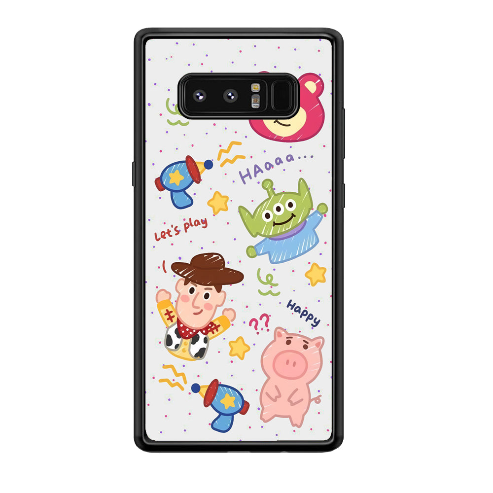 The Story of Toy Crayon Art Samsung Galaxy Note 8 Case