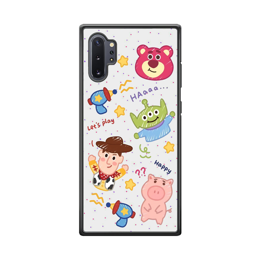 The Story of Toy Crayon Art Samsung Galaxy Note 10 Plus Case