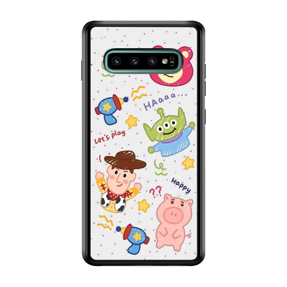 The Story of Toy Crayon Art Samsung Galaxy S10 Plus Case