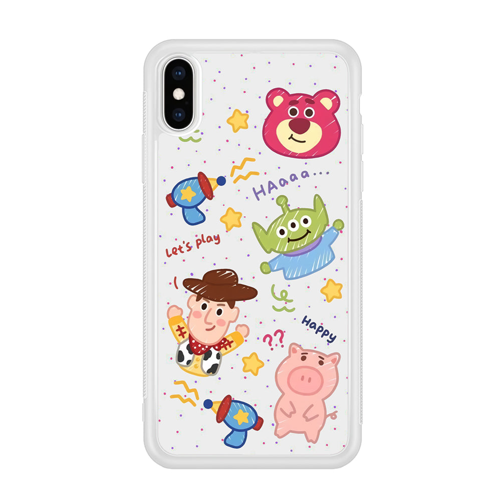 The Story of Toy Crayon Art iPhone X Case