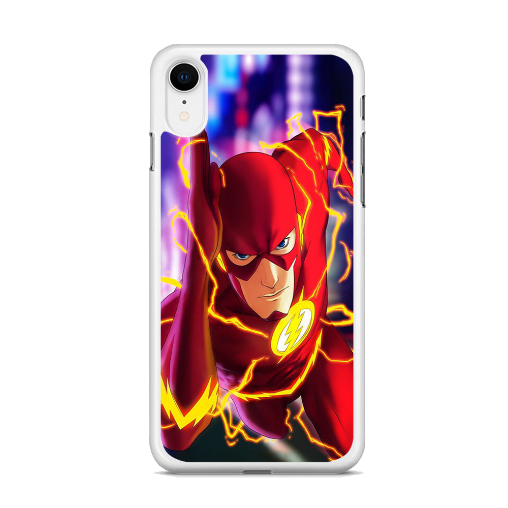 The Flash In Action iPhone XR Case