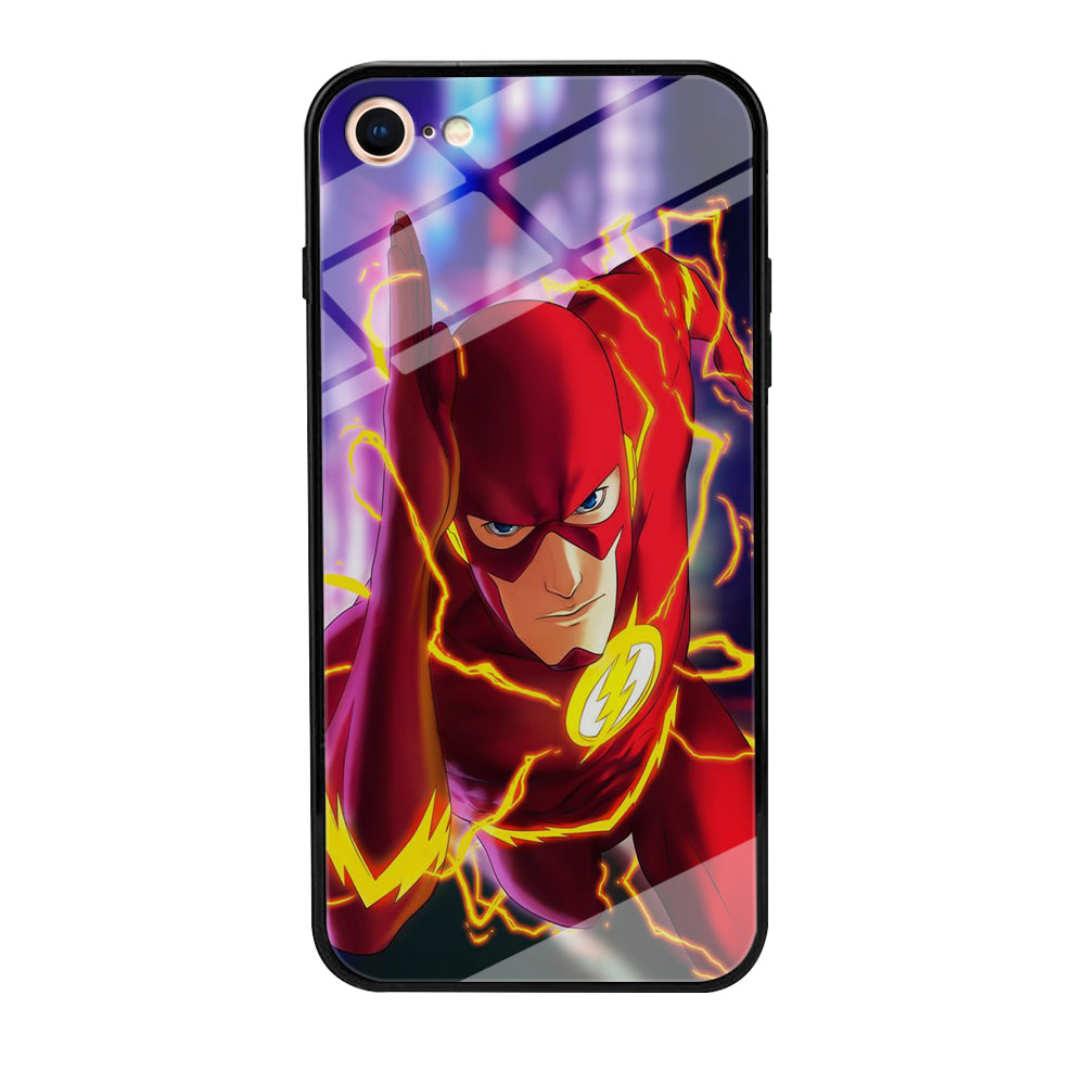 The Flash In Action iPhone 8 Case
