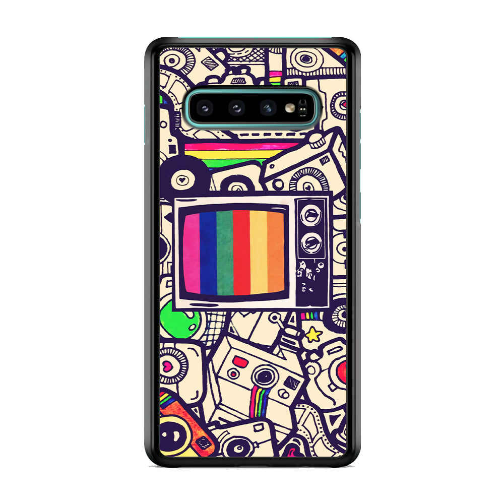 The Old Television Samsung Galaxy S10 Case