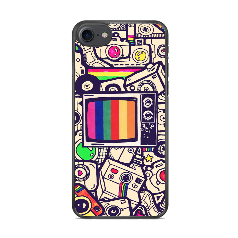 The Old Television iPhone 8 Case
