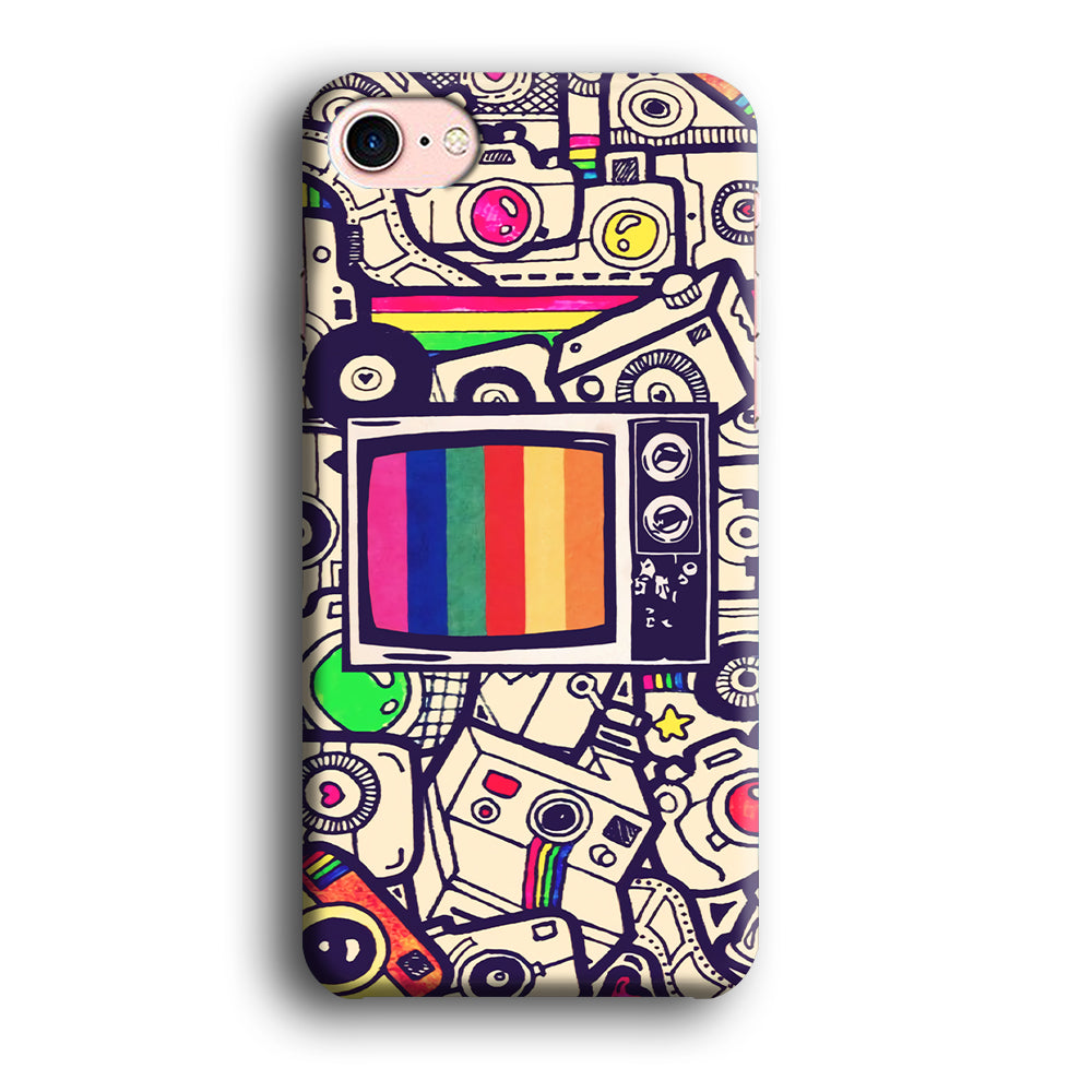 The Old Television iPhone 8 Case
