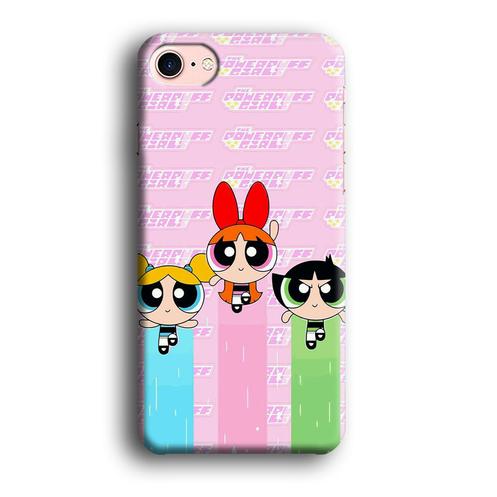 The Powerpuff Girls Battle Action iPhone 8 Case