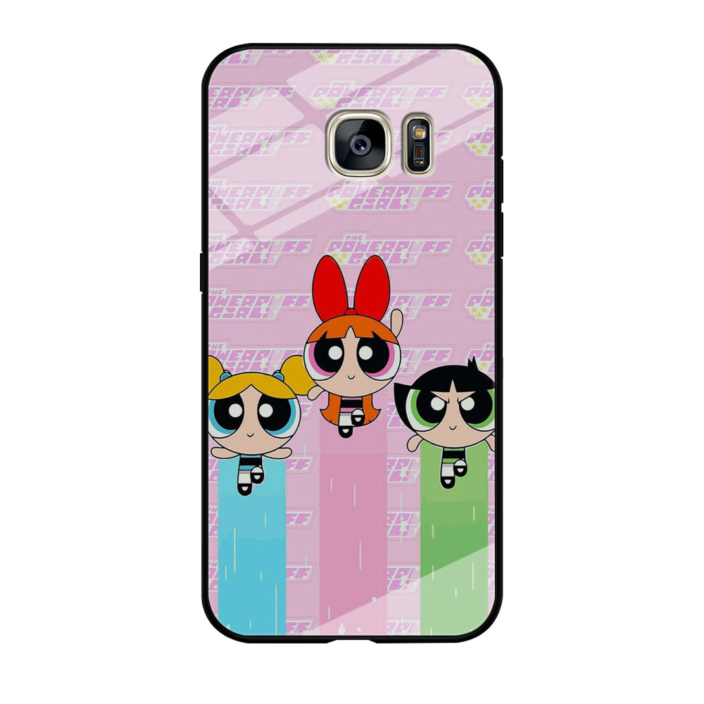 The Powerpuff Girls Battle Action Samsung Galaxy S7 Edge Case