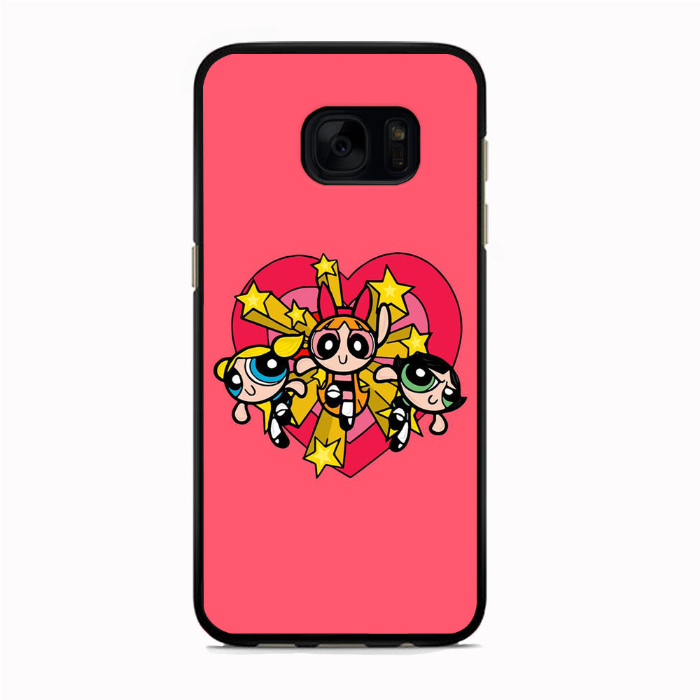 The Powerpuff Girls Pink Love Samsung Galaxy S7 Edge Case