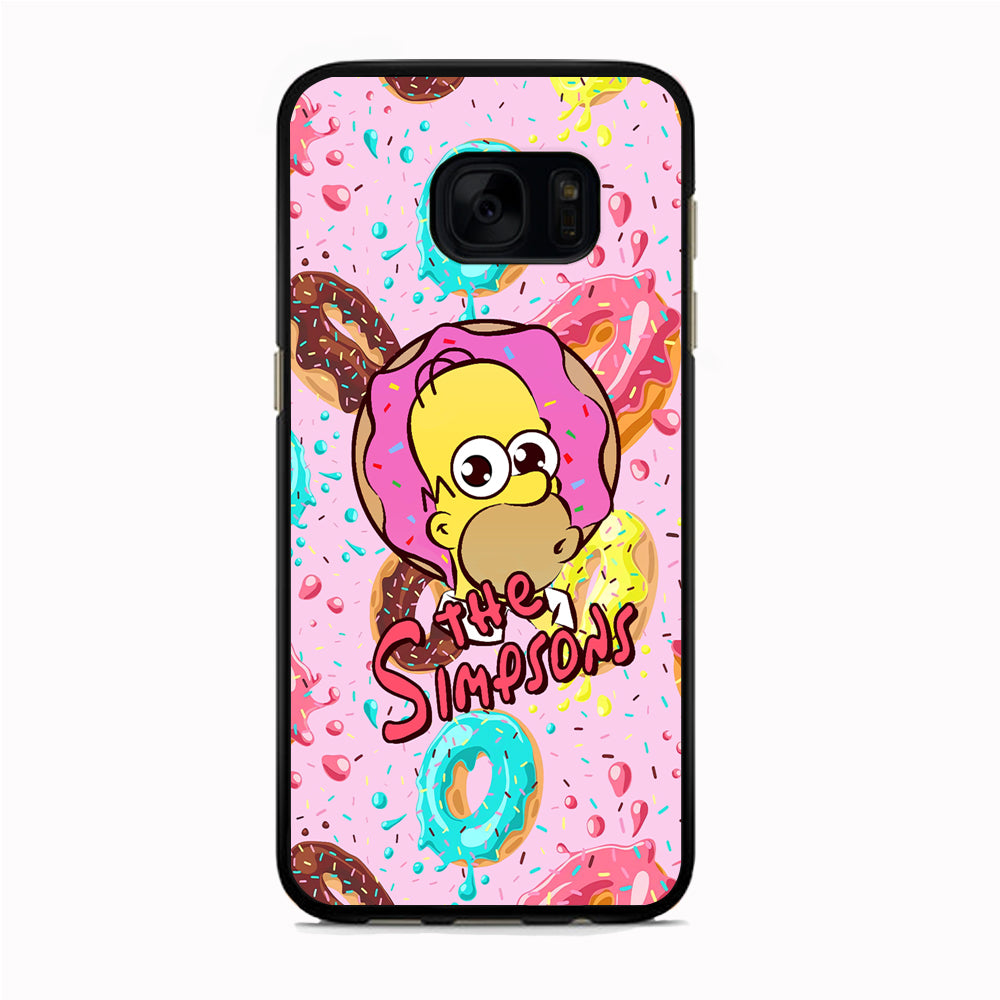 The Simpson Donuts Hunter Samsung Galaxy S7 Edge Case