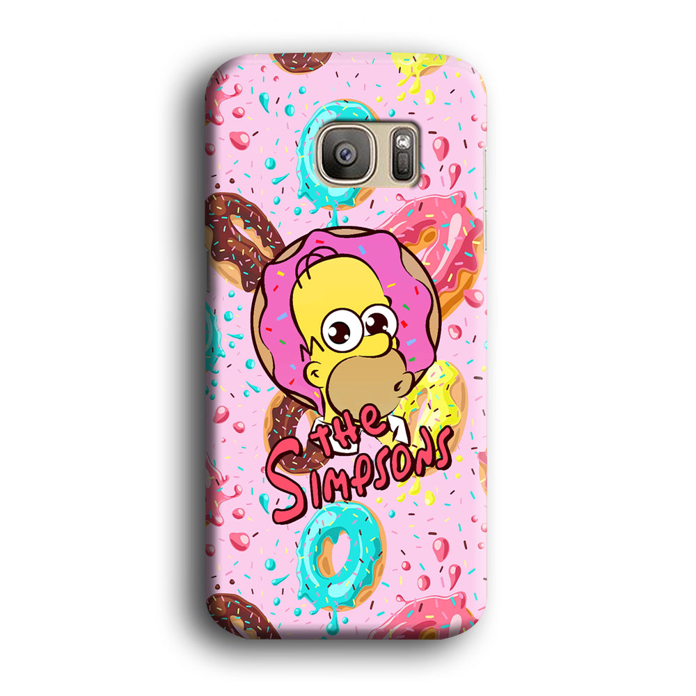 The Simpson Donuts Hunter Samsung Galaxy S7 Edge Case