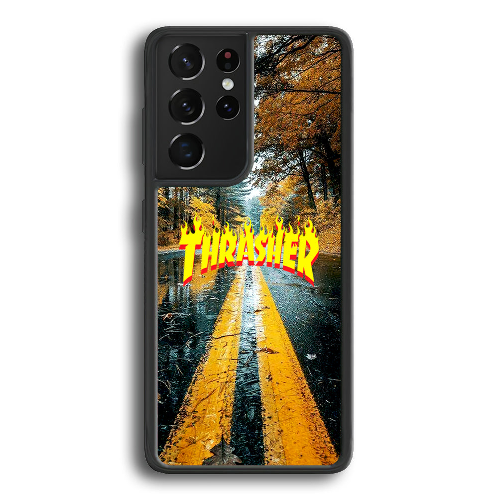 Thrasher The Trajectory of Nature Samsung Galaxy S21 Ultra Case - Carneyforia