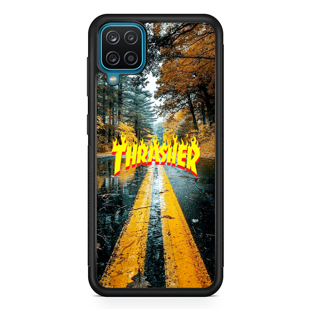 Thrasher The Trajectory of Nature Samsung Galaxy A12 Case - Carneyforia