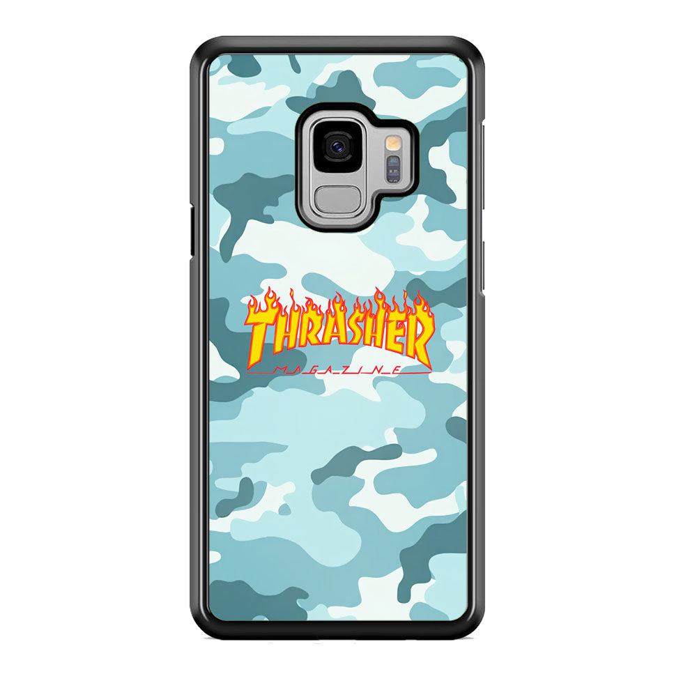 Thrasher Camo Light Blue Samsung Galaxy S9 Case - Carneyforia